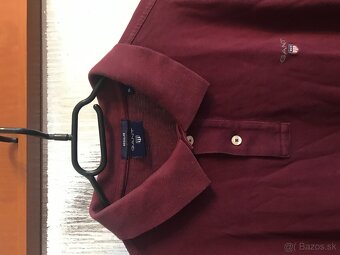 GANT originál bordo pánske polotricko L/XL - 6