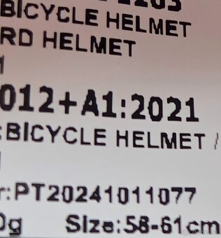 Cyklistická helma s priezorom - 6