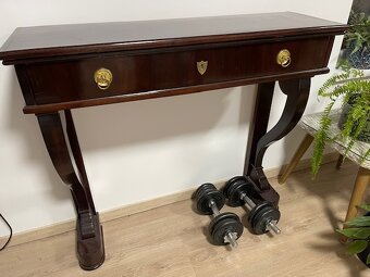 šelakový konzolný stolík - 6