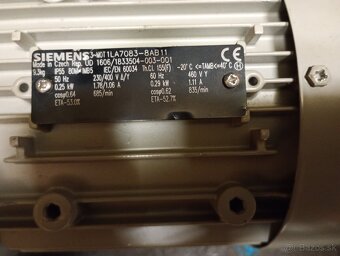 Predám nový elektromotor Siemens. - 6