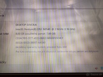 Notebook Lenovo IdeaPad 100 N3540 / 8GB RAM / 256GB SSD - 6