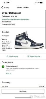 jordan 1 retro high golf patent midnight navy - 6