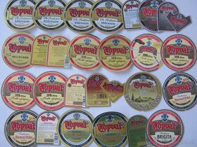 pivní pivné etikety pivovar Topolčany 420ks 1965-2005 - 6