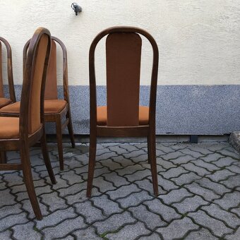 Retro Stolicka TON vysoka 4ks Vintage - 6