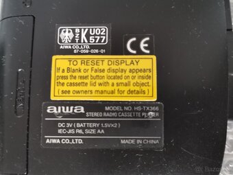 WALKMAN AIWA HS-TX366 - 6