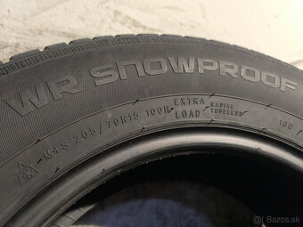 205/70 R15 Zimné pneumatiky Nokian Snowroof 4 kusy - 6