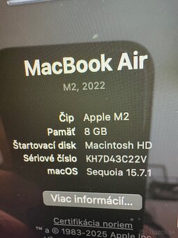 Predam MacBook Air 13 M2 8GB - 6