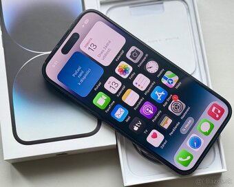 iPhone 14 Pro Max Space Black BATERIE 100% TOP - 6