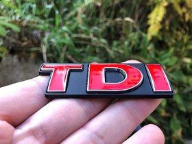 MIX TDI ZNAKY PREDNE AJ ZADNE NA VW - 6