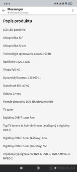 Plne funkčný televízor značky LG - 6