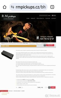 Pasívne snímače RM Pickups - 6