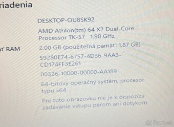 Toshiba A210 / AMD Athlon X2 / 2GB RAM / 160GB HDD / 15.4" - 6