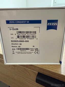 Puškohľad Zeiss Conquest V4 3-12x56 - 6