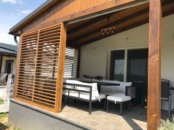 Pergoly Altánky Prístrešky Terasy Otočné Žaluzie - 6