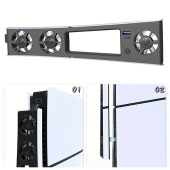 Ventilátor chladenia USB COOLER PS5 Slim - 6