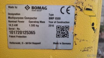 JEŽKOVÝ VÁLEC BOMAG BMP 8500-2016 - 6