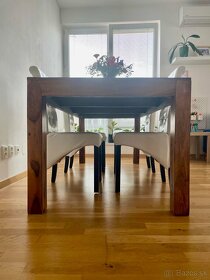 Drevený jedálenský stôl z masívu - 6