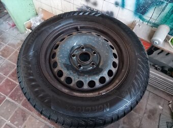 Predám Zimné Pneumatiky Na plech Disk 5x112 R15 DOT 2023 - 6