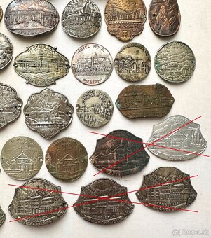 Slovenské štítky / známky na palicu / hůlku či špacírku - 6