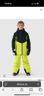 Chlapčenská lyžiarska bunda a nohavice 4F - 6