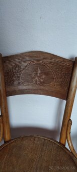 Staré cca 100r. stoličky - zn. Mundus Thonet - 6