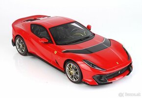 Ferrari 812 Competizione 1/18 BBR červená/šedá - 6