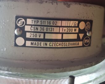 Priemyselná lampa Elektrosvit Československo - 6