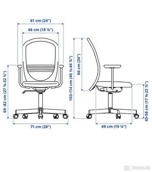 Kancelárska stolička IKEA Flintan - 6