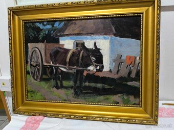 János Viski - olejomaľba - 6