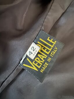 Čierna kožená bunda veľkosti S - 6