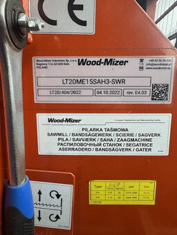Kmeňová pásova píla Wood Mizer LT 20ME 15SAH3 – SWR - 6
