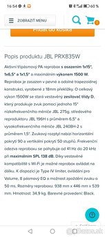 Aktívne Reproduktory JBL 835 - 6