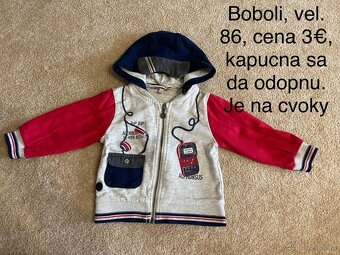 Velky balik oblecenia vel. 86 letne aj jesenne veci - 6
