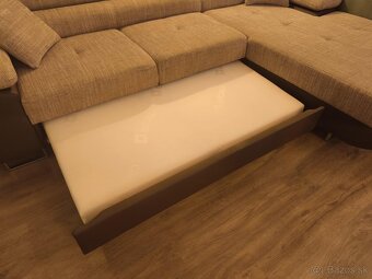 Moderná rohová sedačka rozkladacia pravá - 6