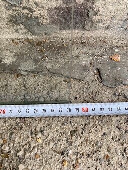Sklo rozmer 38,1 cm x 78,2 cm hrúbka 6 mm - 6
