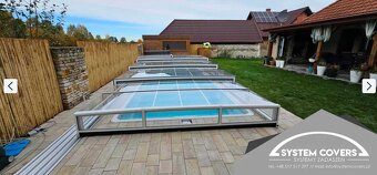 Zastrešenie bazéna, bazénu, 420 x 850 x 80cm - SYSTEM COVERS - 6