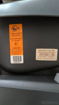 Predám Britax Römer Safefix Plus 9-18kg Isofix - 6