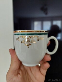 Šálky mokka 6 kusov Bohemia Czechoslovakia - 6