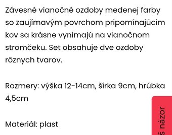 Vianočné ozdoby - prekrásne - 6