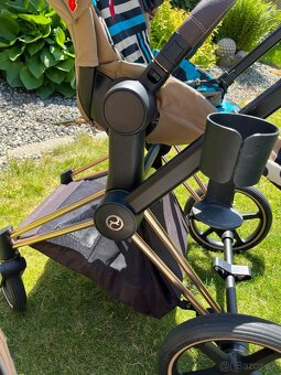 Trojkombinacia Cybex Priam rose gold Karolina Kurkova - 6