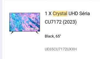 Samsung TV Crystal UHD - 6