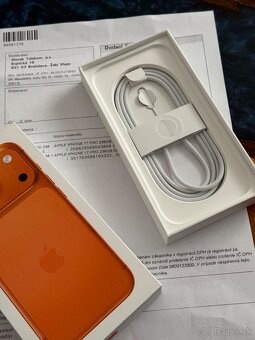 iPhone 17 Pro 256gb Orange nepoužity 2r zaruka telekom - 6