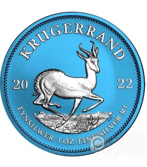 Investicne striebro mince minca Krugerrand 3 ks - 6