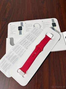 Apple watch Sport Band 45mm náramok-PRODUCT RED-ZNÍŽENÁ CENA - 6