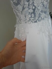 NOVE Svadobné šaty veľ. 34 -36 + krátke ZDARMA - 6