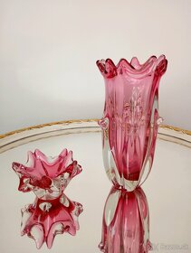 Hutné sklo , váza miska / popolník - 6