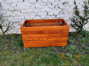 3 x Drevený vyvýšený záhon 100 x 50 x52 cm - 6