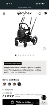 Cybex e priam 4.0 matt leaf green 3 kombinácia - 6
