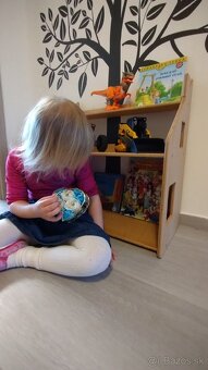 Montessori detská knižnica regál Domček - 6