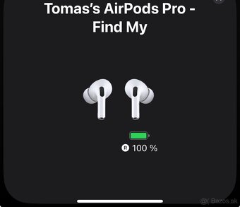 Predám Apple AirPods Pro ( 2.gen ) - 1ks poškodený - 6